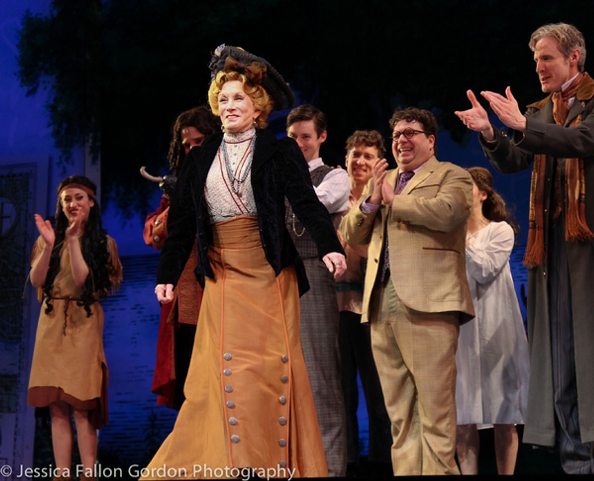 Sandy Duncan and the cast of Finding Neverland at 