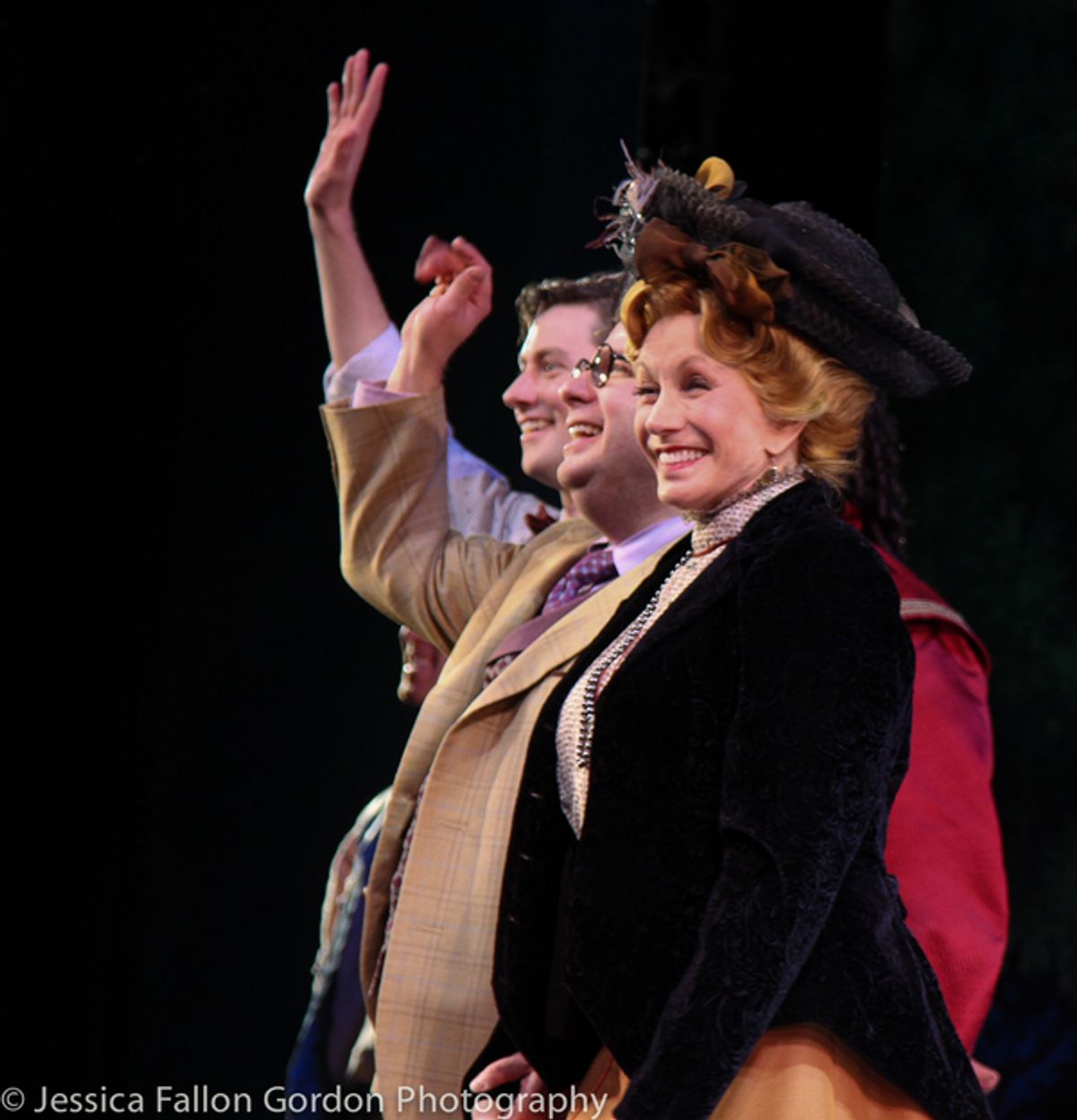 Sandy Duncan and the cast of Finding Neverland at 