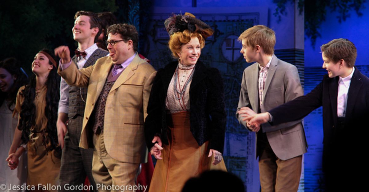 Sandy Duncan and the cast of Finding Neverland at 