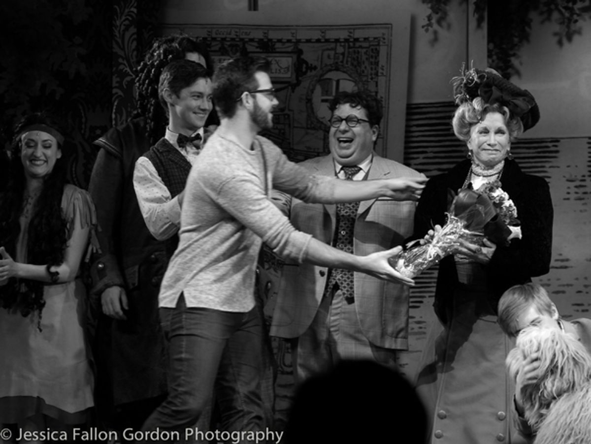 Sandy Duncan and the cast of Finding Neverland at 