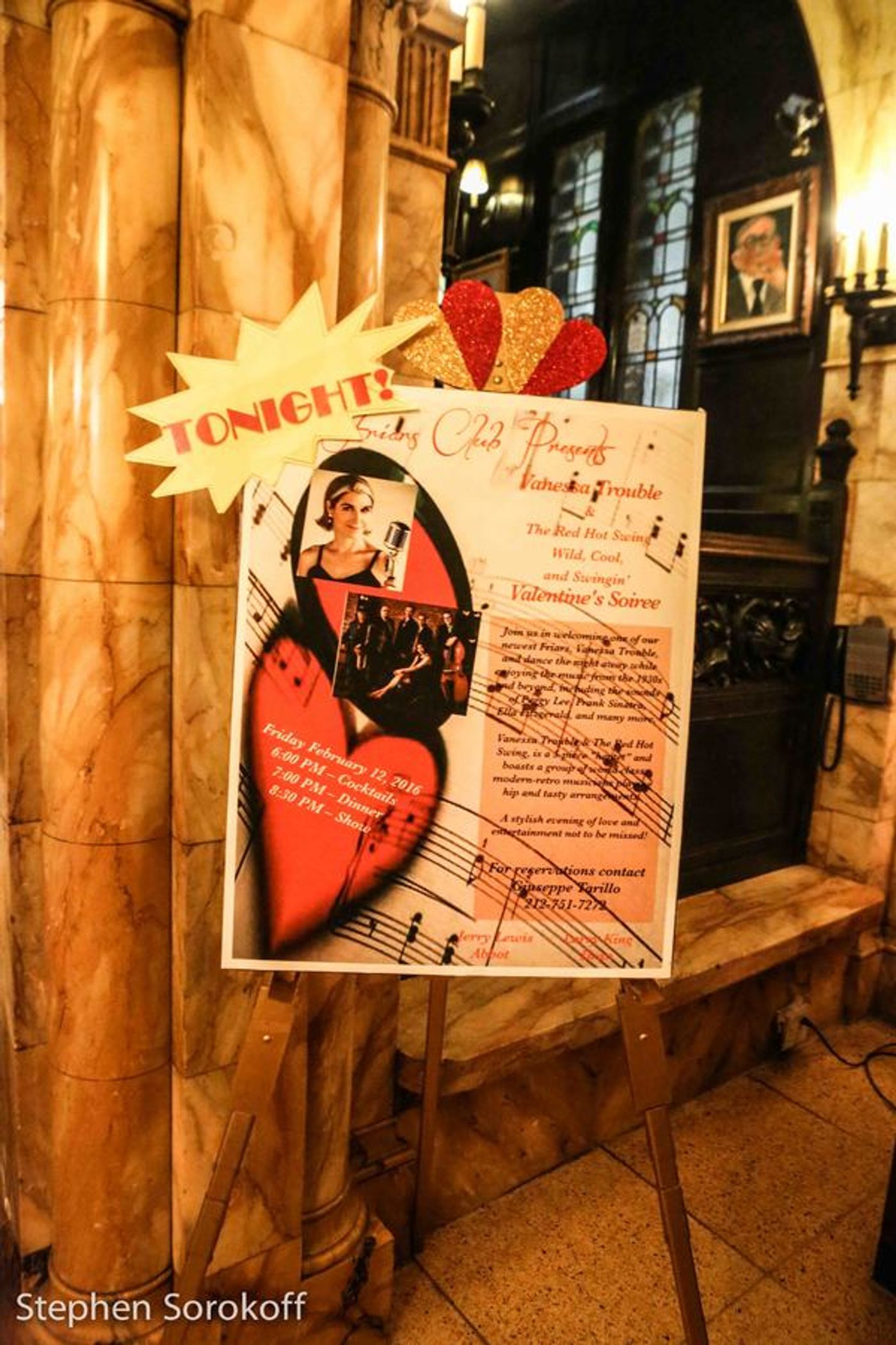 Photo Coverage: Vanessa Trouble Leads The Friars Club's Valentine's Day Celebration  Image