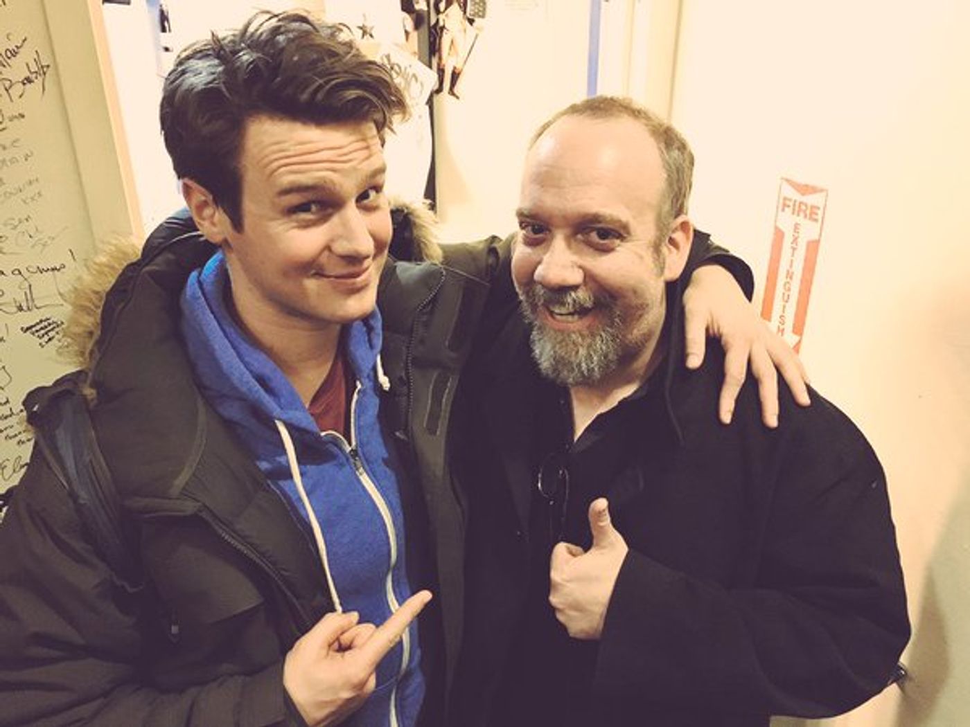 Photo Flash: Another Cabinet Battle? Paul Giamatti Confronts Lin-Manuel Miranda's Hamilton  Image