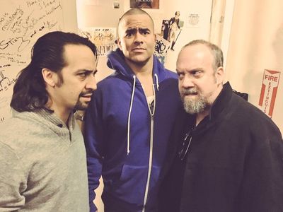 Lin-Manuel Miranda, Christopher Jackson, Paul Giamatti Photo