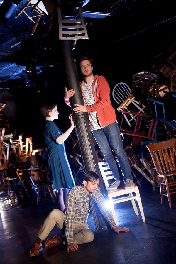 Scottie Caldwell, Kaiser Ahmed and Daniel Desmarais (photo credit: Evan Barr) Photo