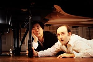 Hyung-ki Joo and Aleksey Igudesman Photo
