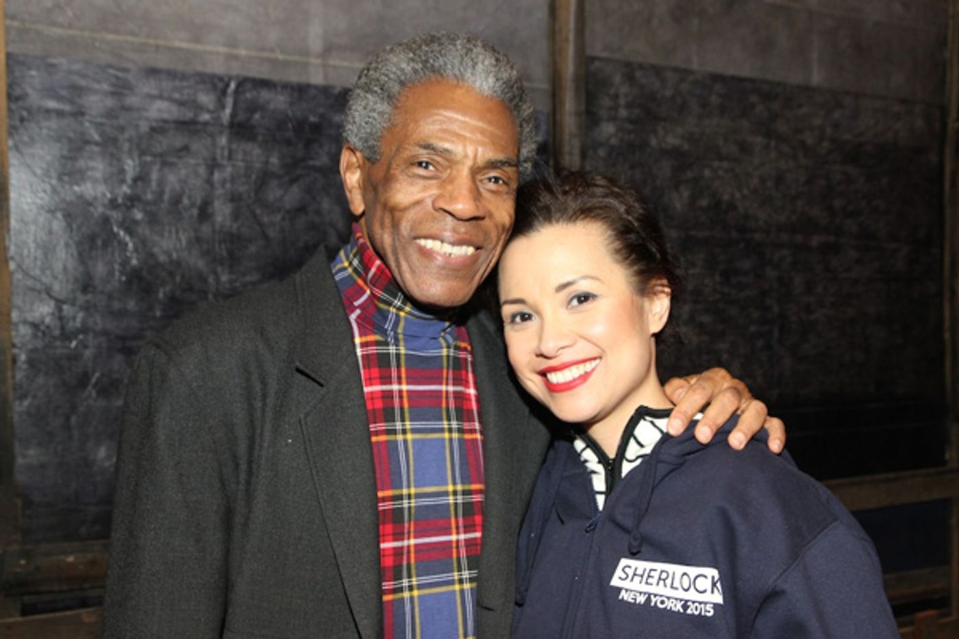 Photo Flash: Two-time Tony Nominee André De Shields Visits Broadway Cast of ALLEGIANCE Backstage  Image