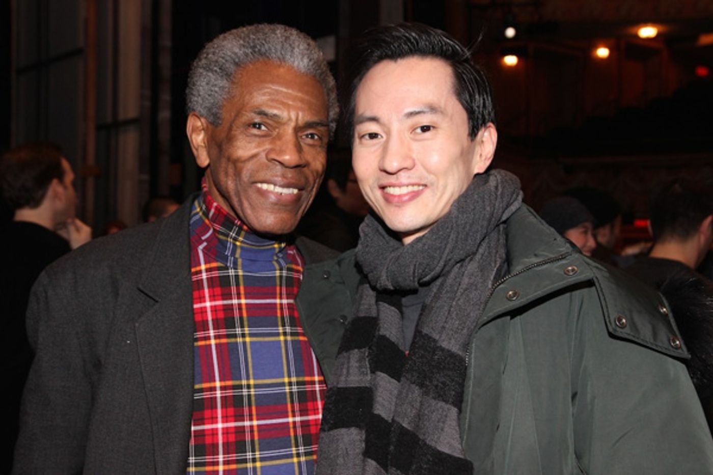 Photo Flash: Two-time Tony Nominee André De Shields Visits Broadway Cast of ALLEGIANCE Backstage  Image