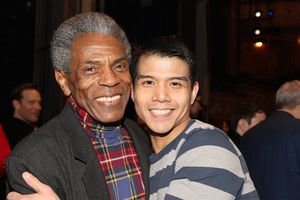 Andre De Shields, Telly Leung @ BroadwayWorld Andre De Shields, Telly Leung Photo