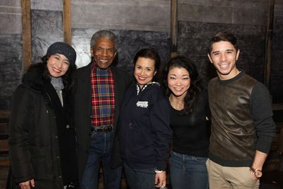 Rumio Yama, Andre De Shields, Lea Salonga, Momo Kosugai, Sam Tanabe Photo