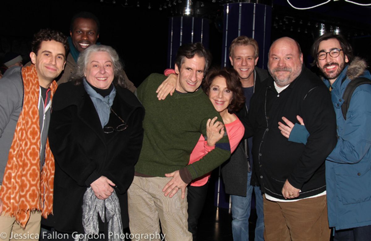 Brandon Uranowitz, Joshua Henry, Jayne Houdyshell, Seth Rudetsky, Andrea Martin, Adam Pascal, Kevin Chamberlin and Max Crumm at 