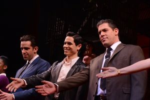 Nick Cordero, Jason Gotay and Richard H. Blake Photo