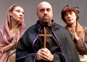 Antonia, the Padre, and Housekeeper sing 'I'm Only Thinking of Him.' — with Kelsey Nisbett, Peter Miller and Susan Stangl. @ BroadwayWorld Antonia, the Padre, and Housekeeper sing 'I'm Only Thinking of Him.' — with Ke Photo