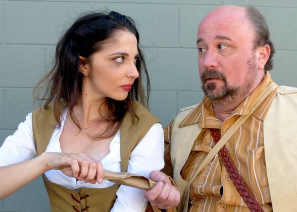 Sancho delivers a missive to Aldonza from Don Quixote De La Mancha. ?” with Rac Photo