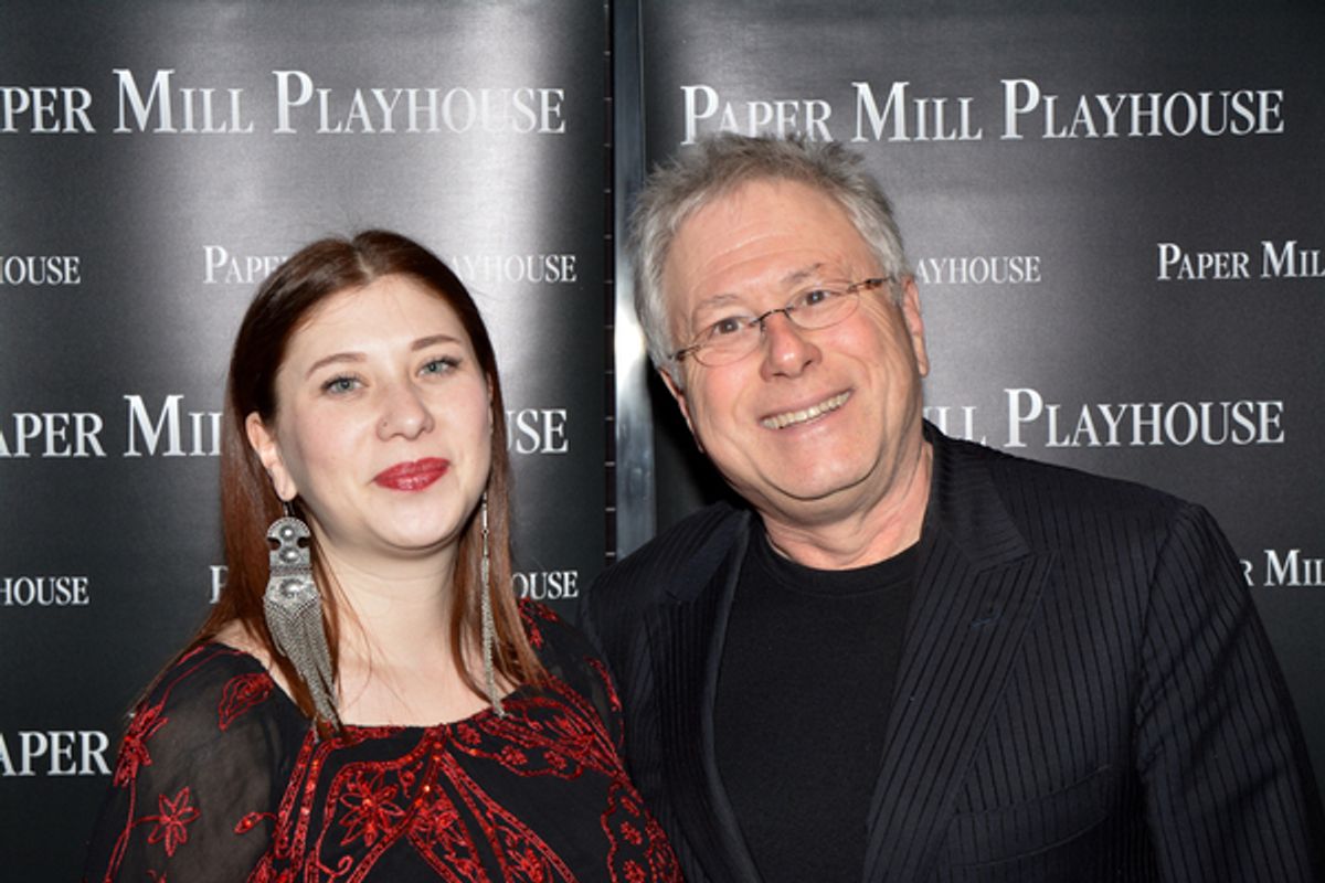Nora Menken and Alan Menken at 