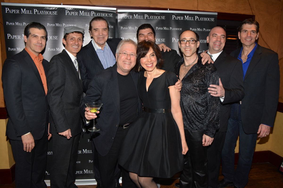 Joey Sorge, Ted Brunetti Chazz Palminteri Alan Menken, Lucia Giannetta,  Michael Barra, Jonathan Brody, Paul Salvatoriello and  Joe Barbara at 