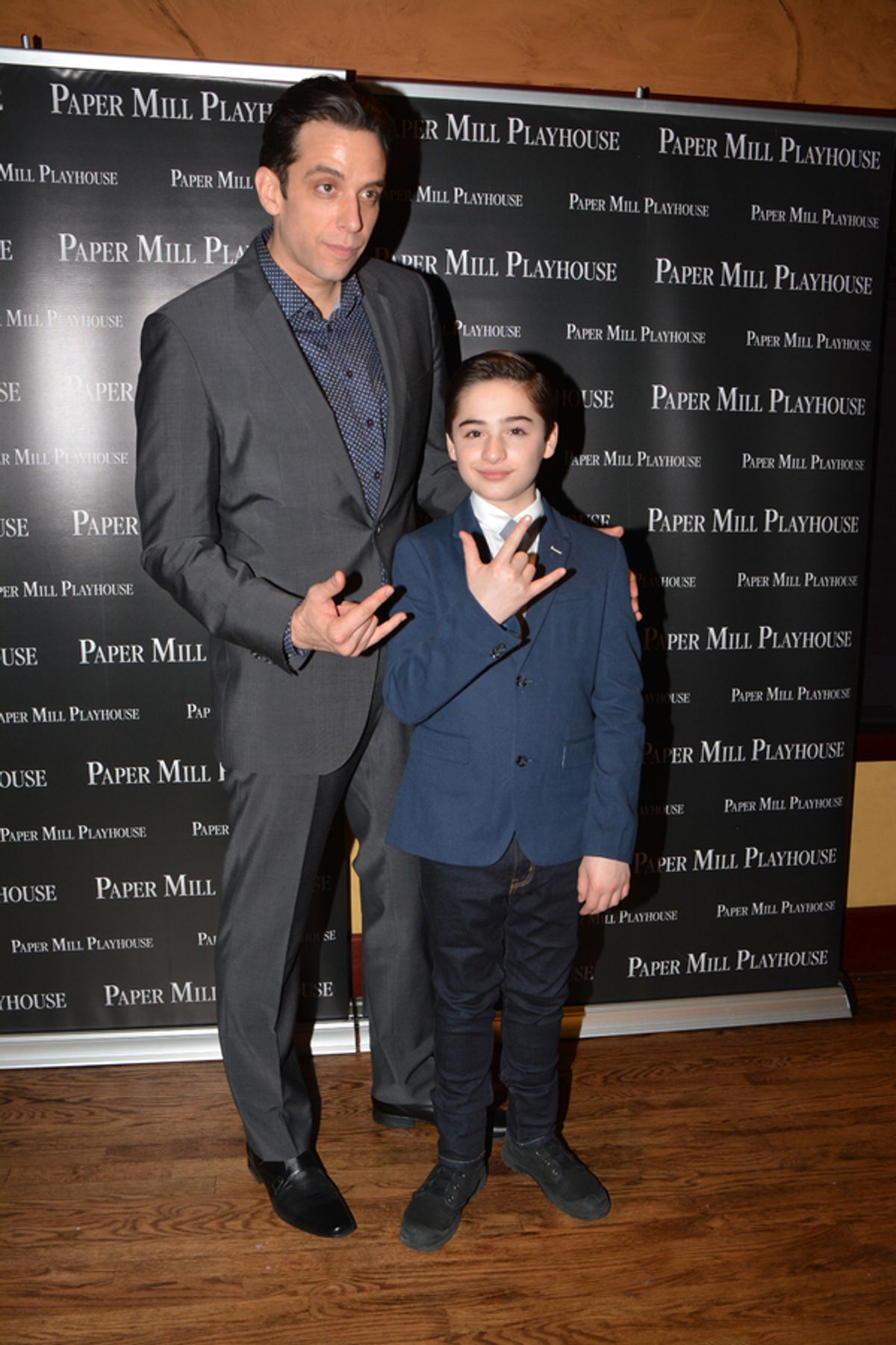 Nick Cordero and Joshua Colley at 