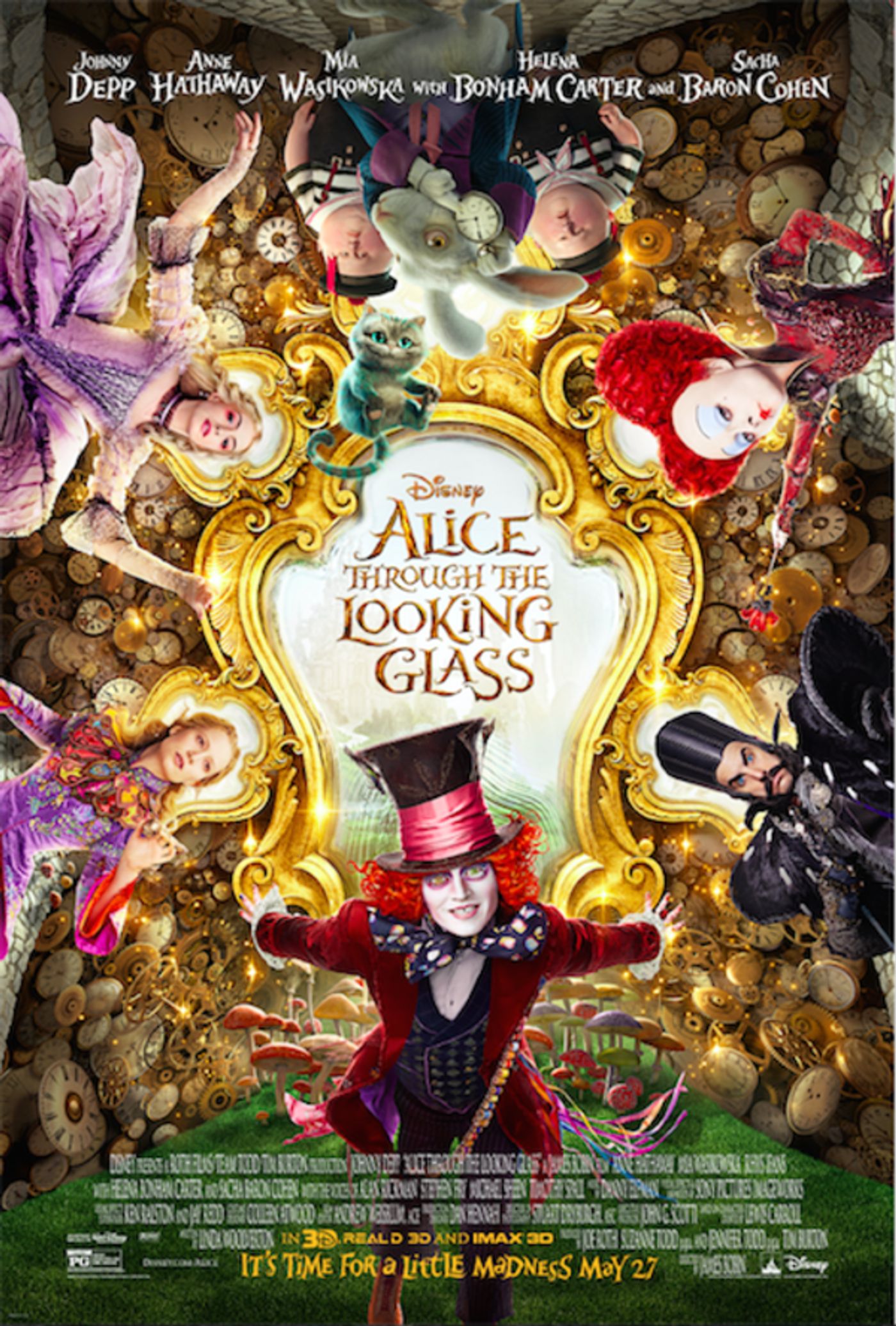 Photo Flash: Disney Reveals New Poster Art for ALICE THROUGH THE LOOKING GLASS Image