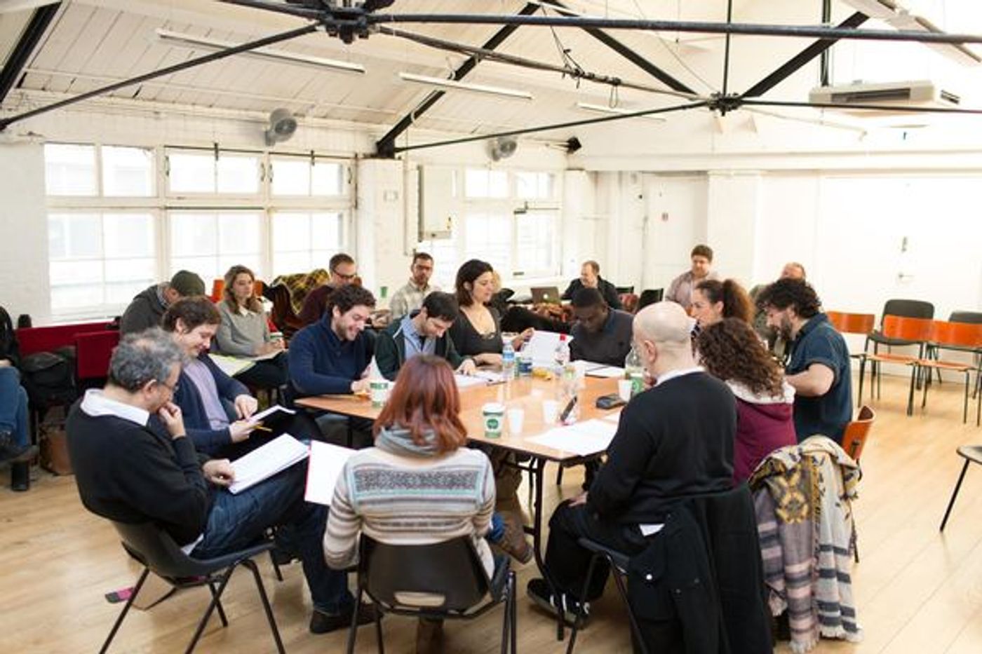 Photo Flash: In Rehearsal for NOTMOSES at Arts Theatre; Full Company Announced!  Image