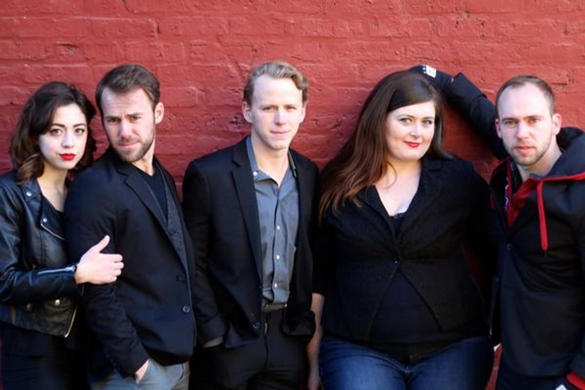 Michelle Lauto, Tony Carter, Caleb Baze, Liz Bollar, and Neil Stratman at 