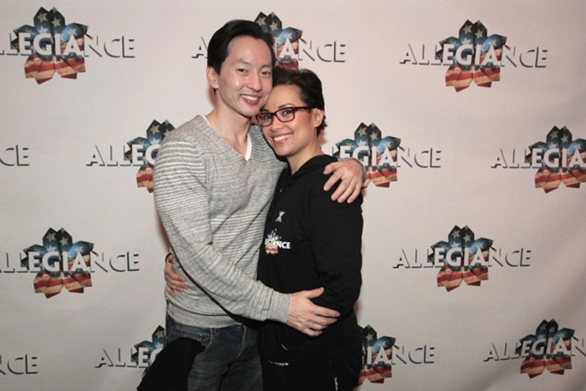 Michael K. Lee and Lea Salonga at 