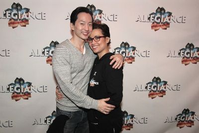 Michael K. Lee and Lea Salonga Photo