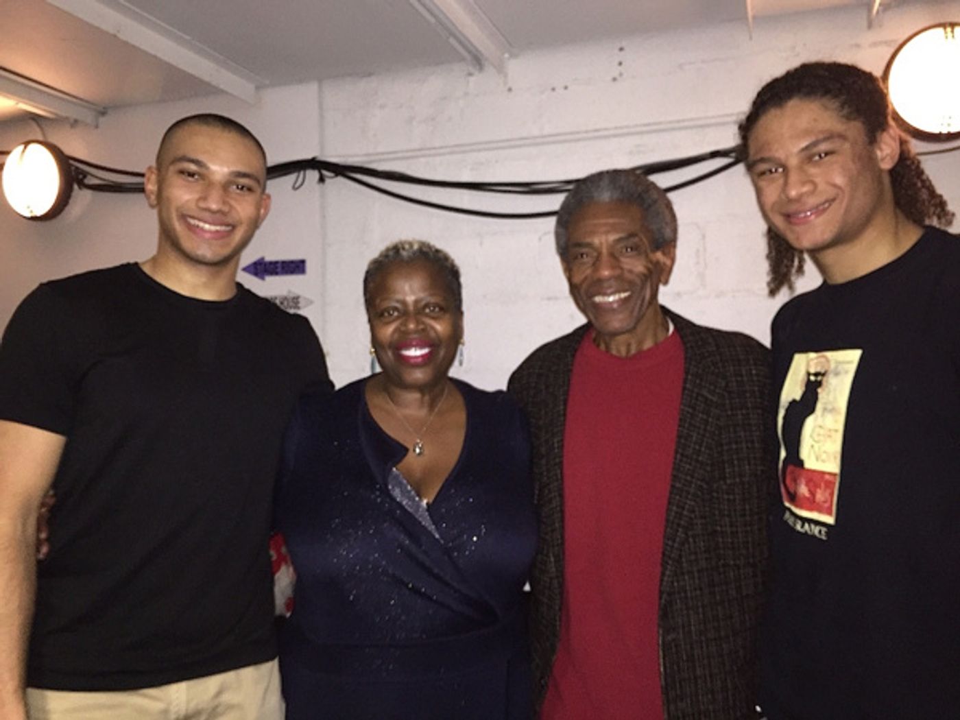 Photo Flash: Andre De Shields & Lillias White Visit MAURICE HINES TAPPIN' THRU LIFE  Image