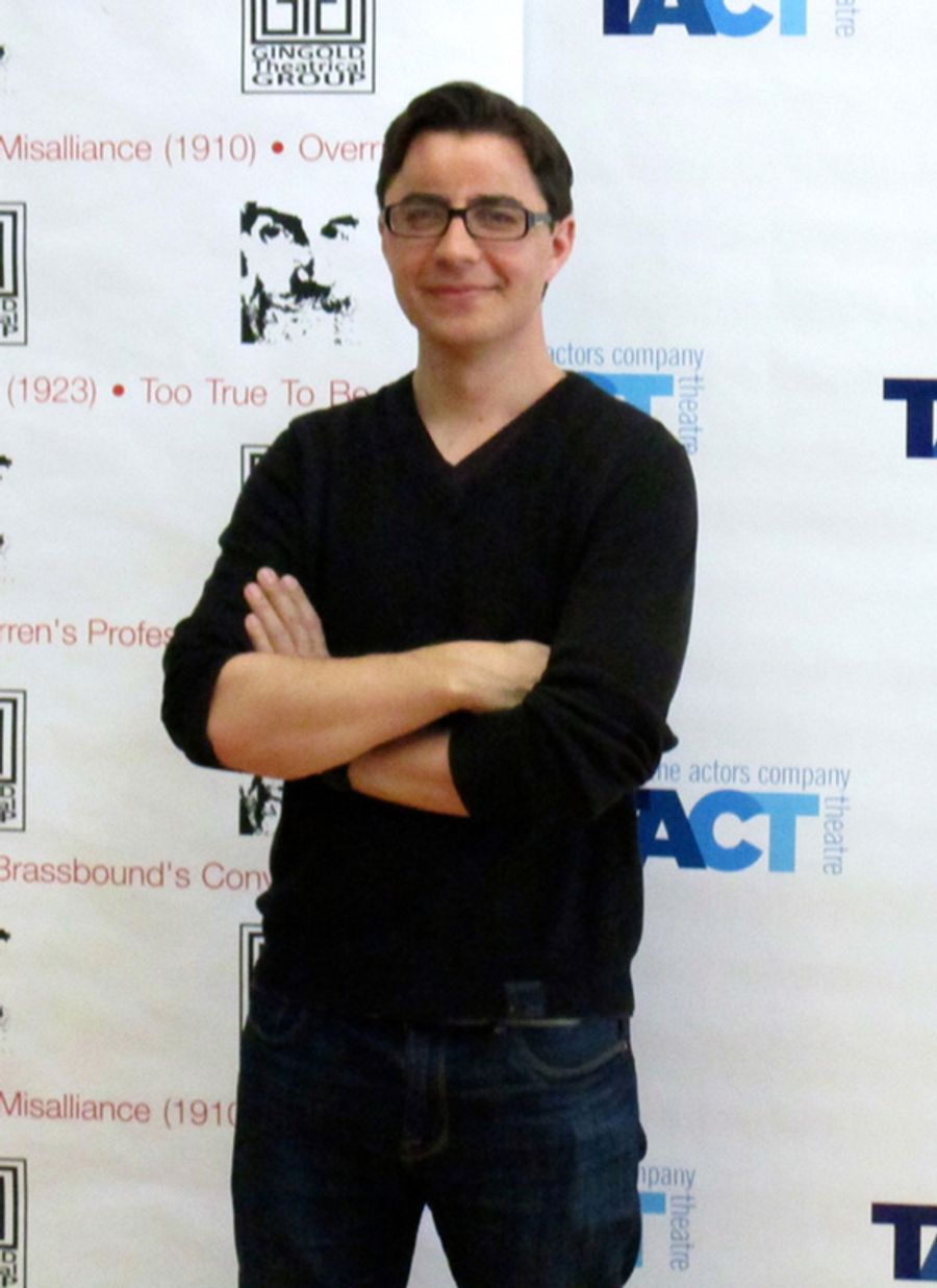 Photo Flash: In Rehearsal with the Cast of TACT/GTG's WIDOWERS' HOUSES Image