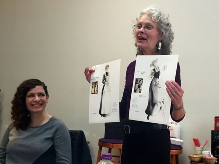 Photo Flash: In Rehearsal with the Cast of TACT/GTG's WIDOWERS' HOUSES Image