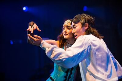 Irina Kavsadze as Juliet, Zana Gankhuyag as Romeo Photo