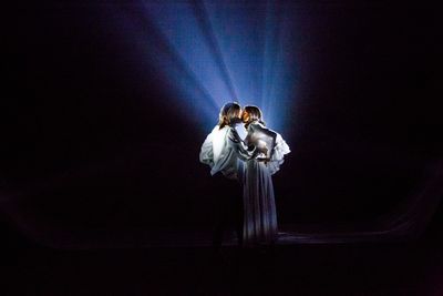 Irina Kavsadze as Juliet, Zana Gankhuyag as Romeo Photo