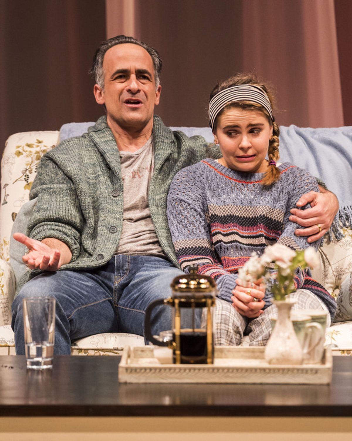 David Pittu and Mae Whitman at 