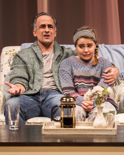 David Pittu and Mae Whitman Photo