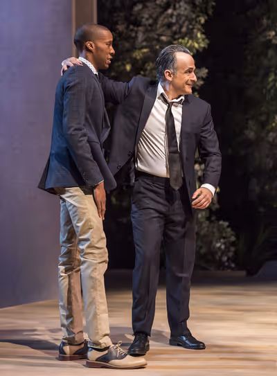 York Walker and David Pittu Photo