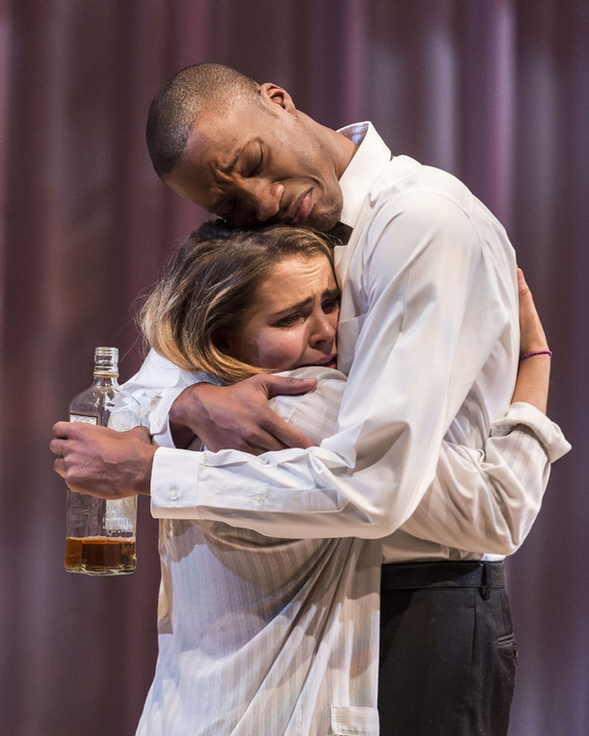 David Pittu, Mae Whitman and Sharon Lawrence at 