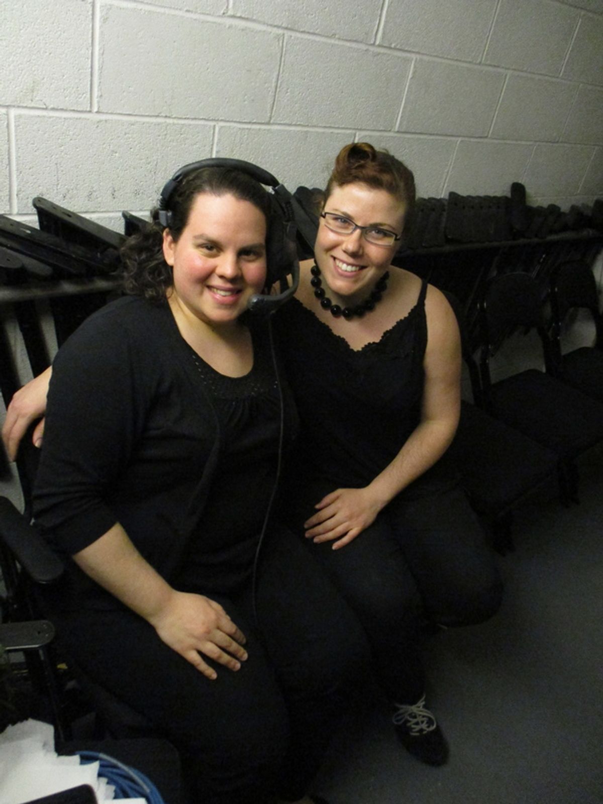 Kristy Bodall and Bonnie Hilton at 