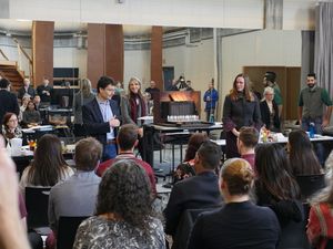 Antoni Cimolino and Donna Feore and Executive Anita Gaffney @ BroadwayWorld Antoni Cimolino and Donna Feore and Executive Anita Gaffney Photo