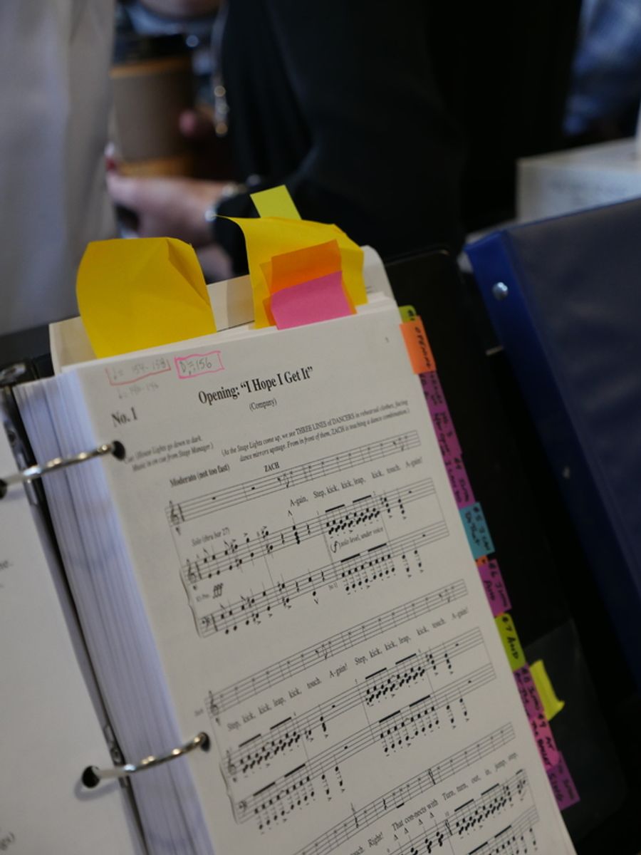 Exclusive: Inside Stratford's First A CHORUS LINE Rehearsal Image