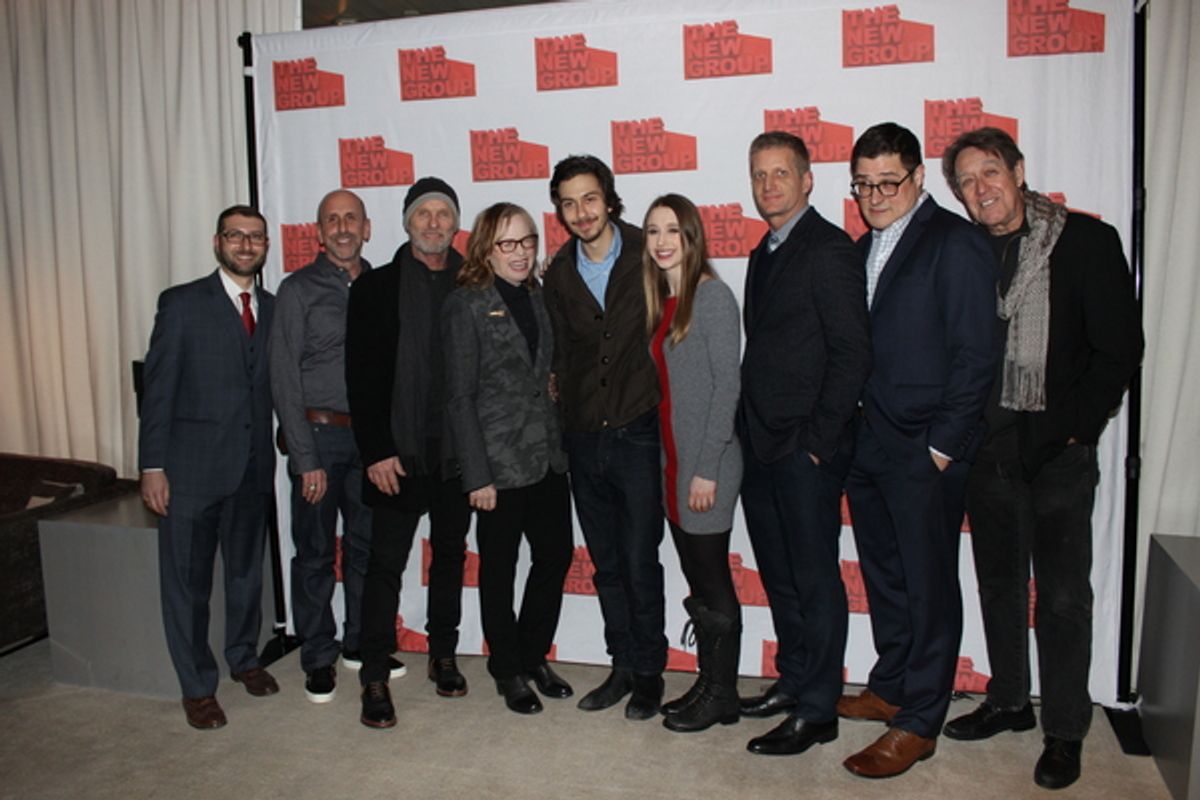 Adam Bernstein, Scott Elliott, Ed Harris, Amy Madigan, Taissa Farmiga, Nat Wolff, Paul Sparks, Rich Sommer and Larry Pine at 
