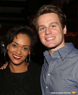 Rema Webb and Jonathan Groff @ BroadwayWorld Rema Webb and Jonathan Groff Photo