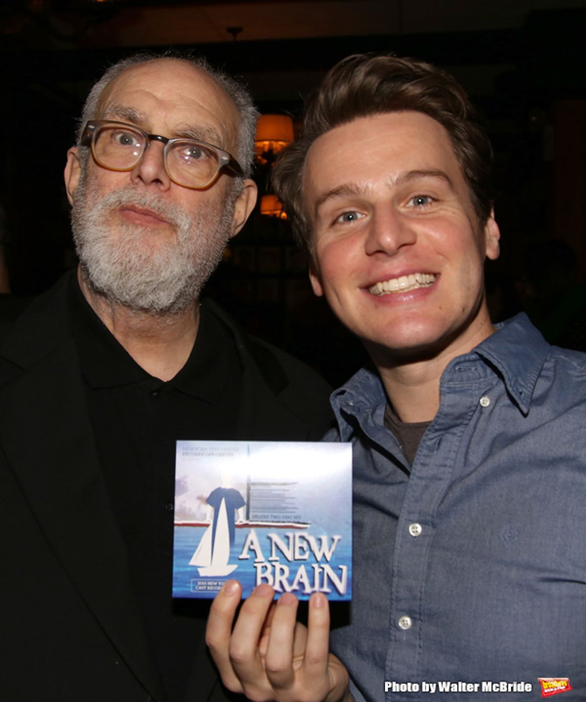 William Finn and Jonathan Groff  at 