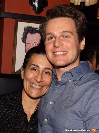 Jeanine Tesori and Jonathan Groff Photo
