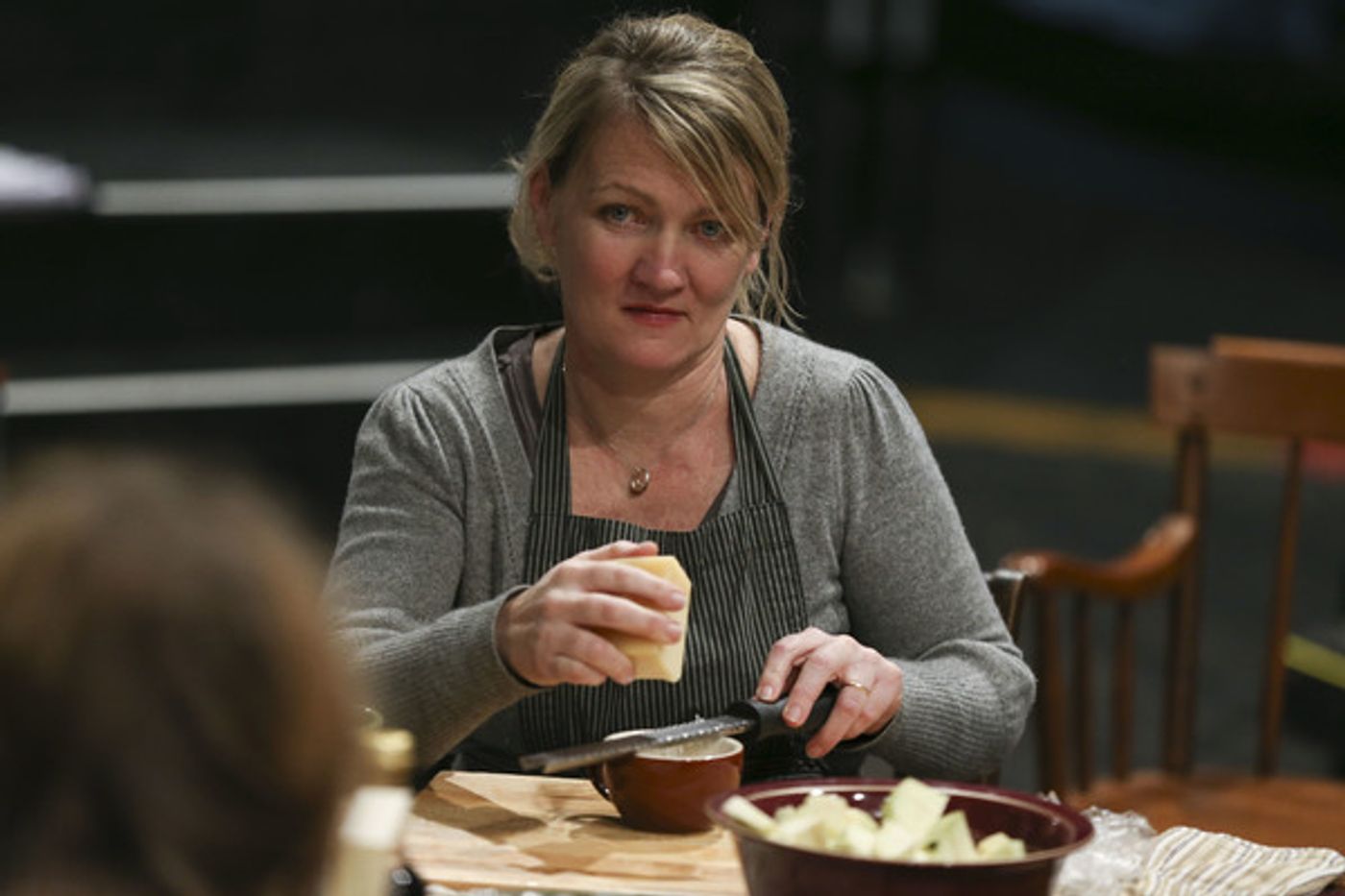 Photo Flash: In Rehearsal with the Cast of The Public's HUNGRY  Image