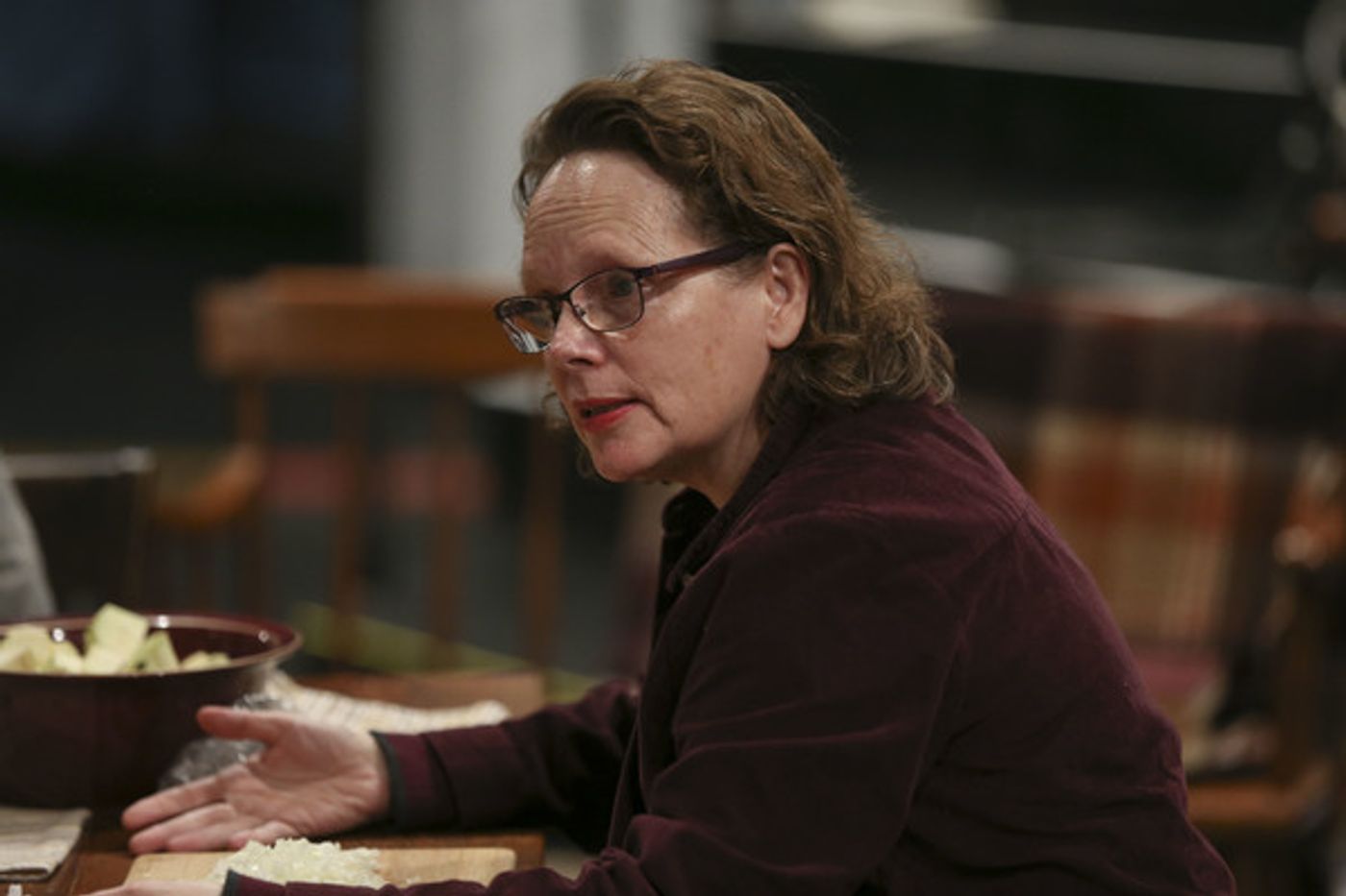 Photo Flash: In Rehearsal with the Cast of The Public's HUNGRY  Image