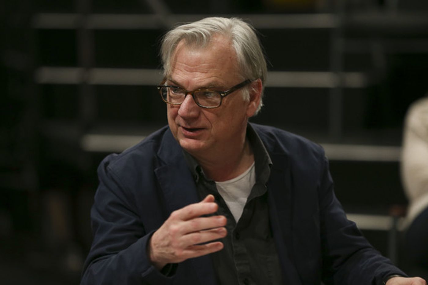 Photo Flash: In Rehearsal with the Cast of The Public's HUNGRY  Image