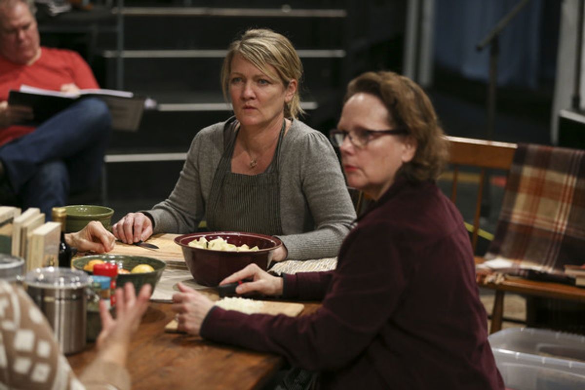 Lynn Hawley and Maryann Plunkett at 