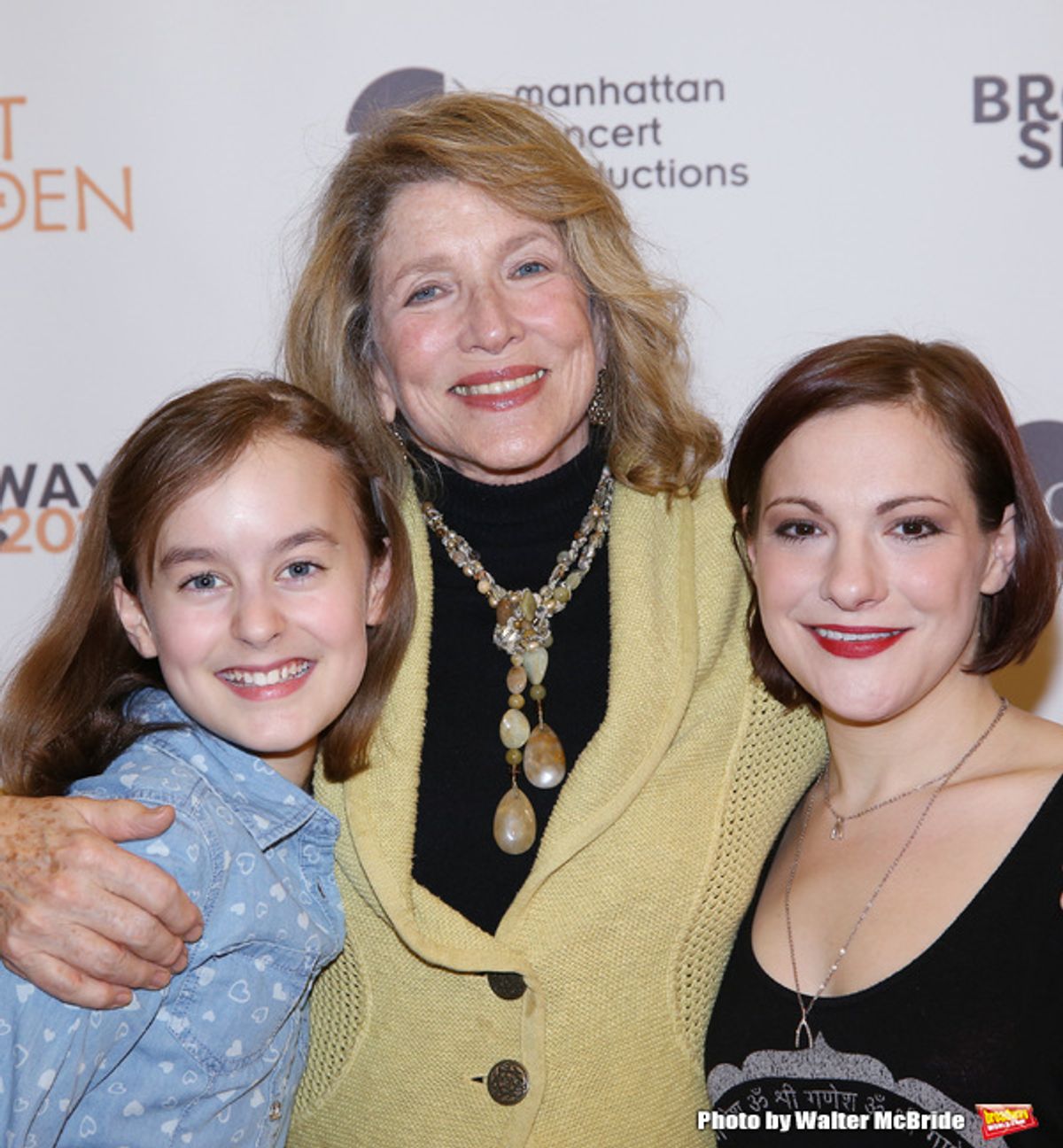 Sydney Lucas, Lucy Simon and Daisy Eagan  at 