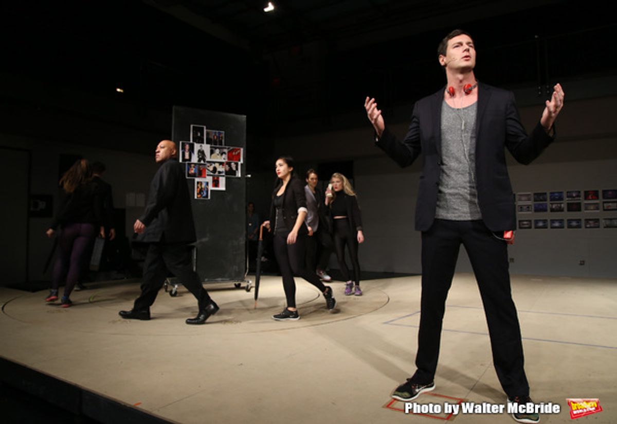 Benjamin Walker and cast  at 