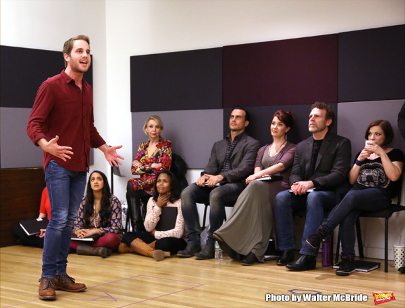 Photo Coverage: THE SECRET GARDEN'S Ben Platt, Cheyenne Jackson, Ramin Karimloo & More Prep for Sunday's Concert! Photo Coverage: THE SECRET GARDEN'S Ben Platt, Cheyenne Jackson, Ramin Karimloo & More Prep for Sunday's Concert! Image