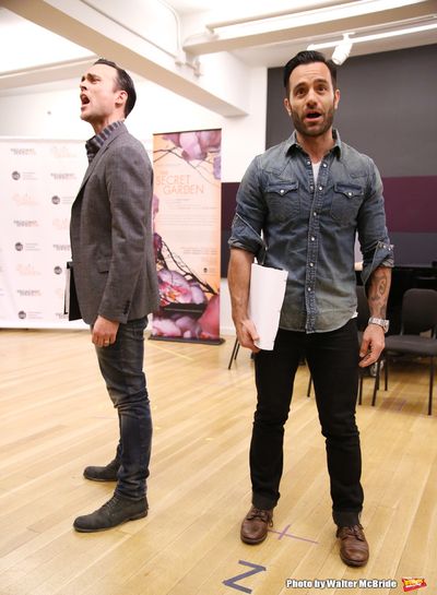 Cheyenne Jackson and Ramin Karimloo  Photo