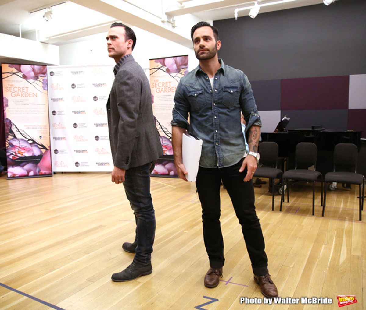 Cheyenne Jackson and Ramin Karimloo  at 